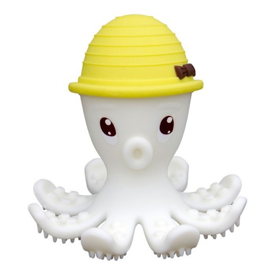 Mombella teether toy octopus Lemon
