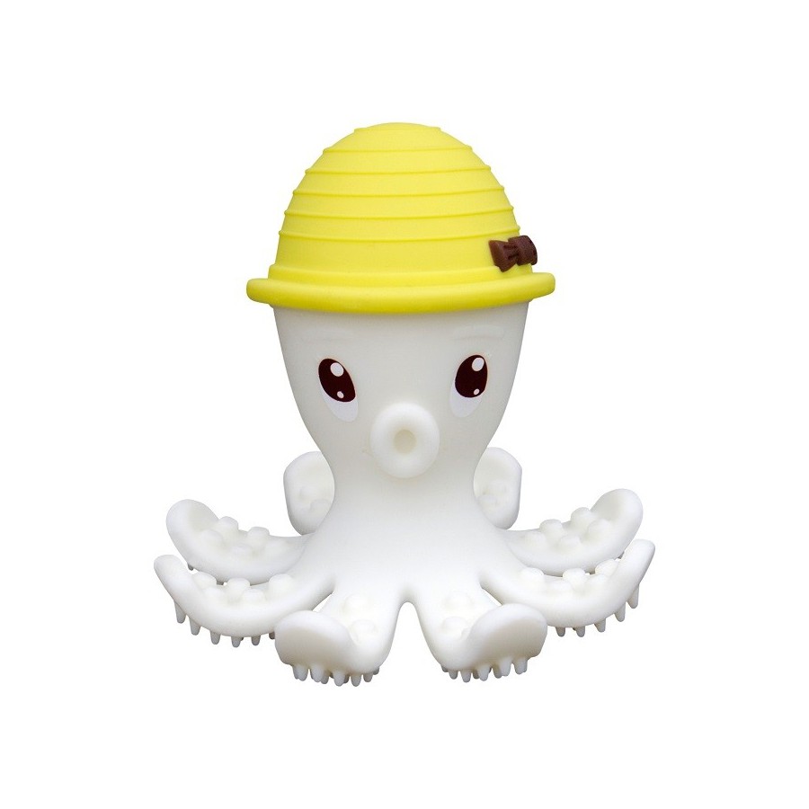 Mombella teether toy octopus Lemon