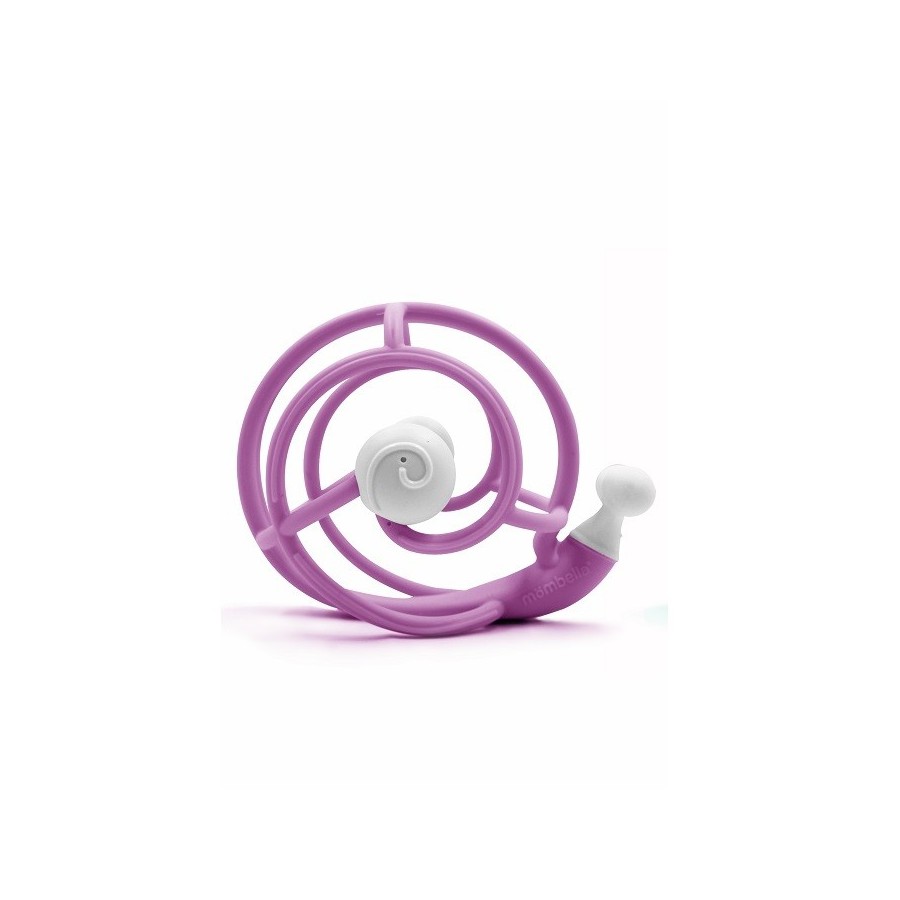 Mombella Teether Rattle of Purple Snail
