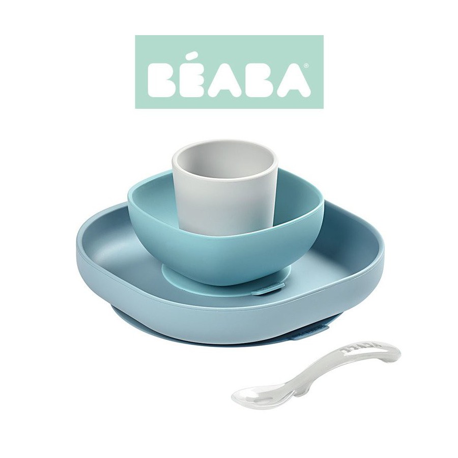 Beaba Set of dishes of silicone suction cup Jungle