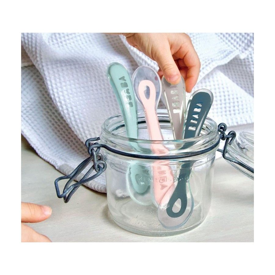 Beaba Une cuillère en silicone de 8m+