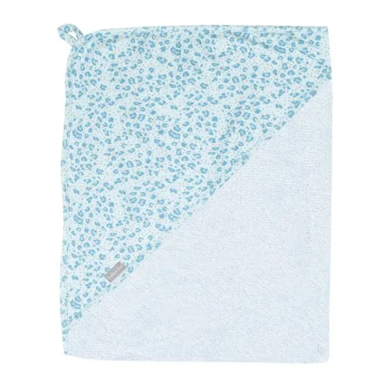 Bebe-Jou Ręcznik z kapturkiem LEOPARD BLUE
