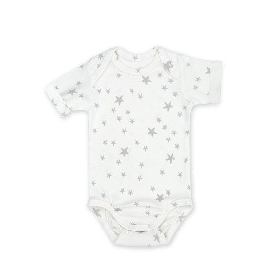 ColorStories Dojčenské body s krátkym rukávom MilkyWay White 62 cm