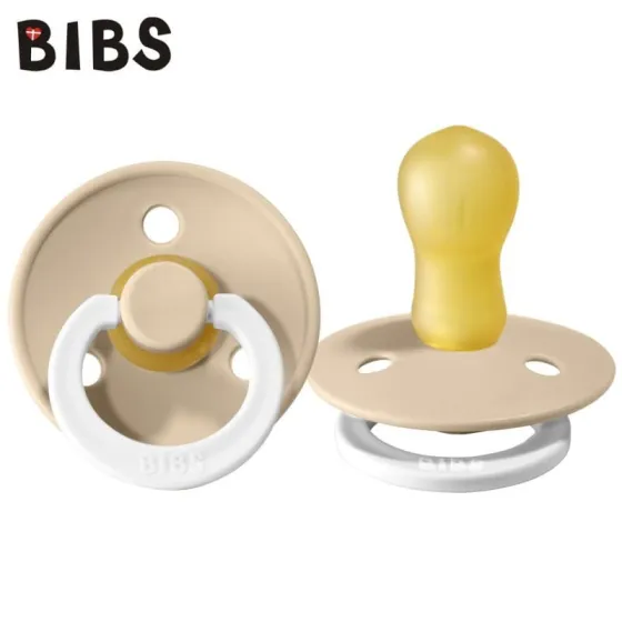 BIBS VANILLA NIGHT L rubber soother Hevea