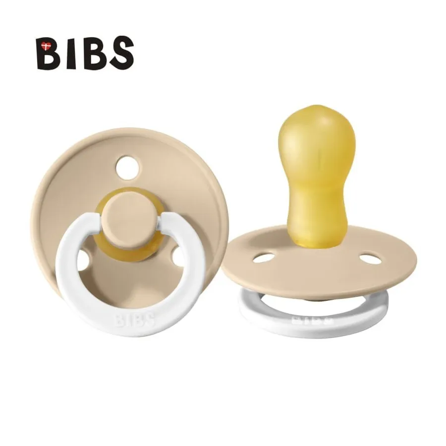 BIBS VANILLA NIGHT L rubber soother Hevea