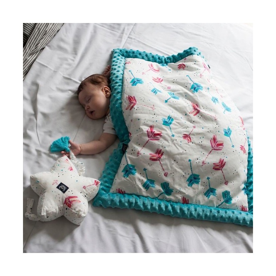 LA baby blanket Millou CAPTAIN ADVENTURE LATTE