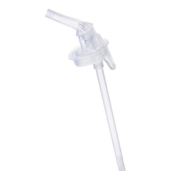 b.box Bouteille Tritan avec paille 450 ml, rose indigo