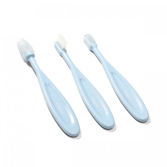 BabyOno toothbrushes for children and babies - BLUE