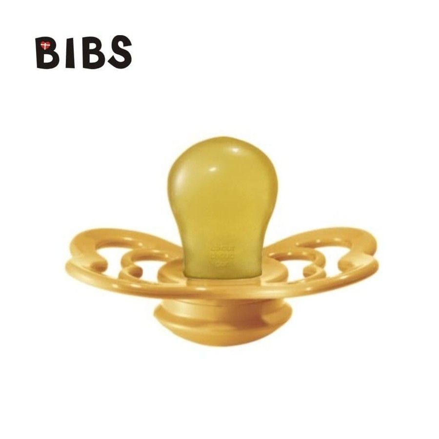 BIBS Supremo con mustarda Dragone calmante gomma Hevea