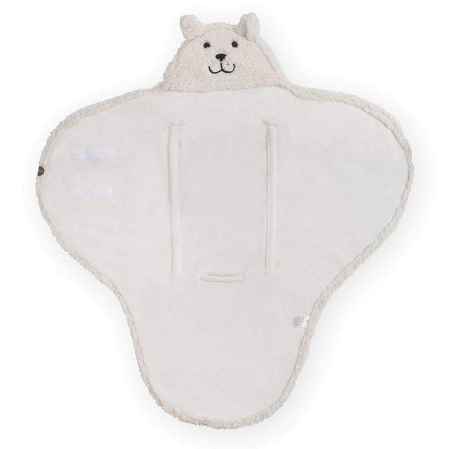 Jollein Hook-otulacz-Cream bear sleeping bag 105x100cm