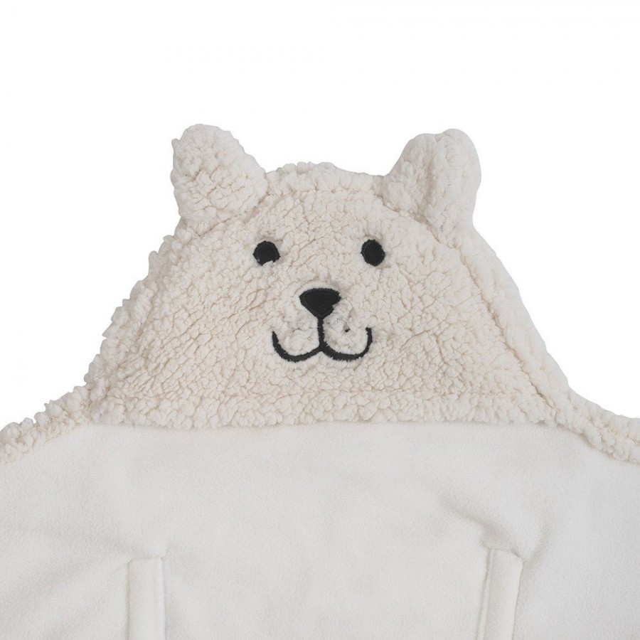 Jollein Hook-otulacz-Cream bear sleeping bag 105x100cm
