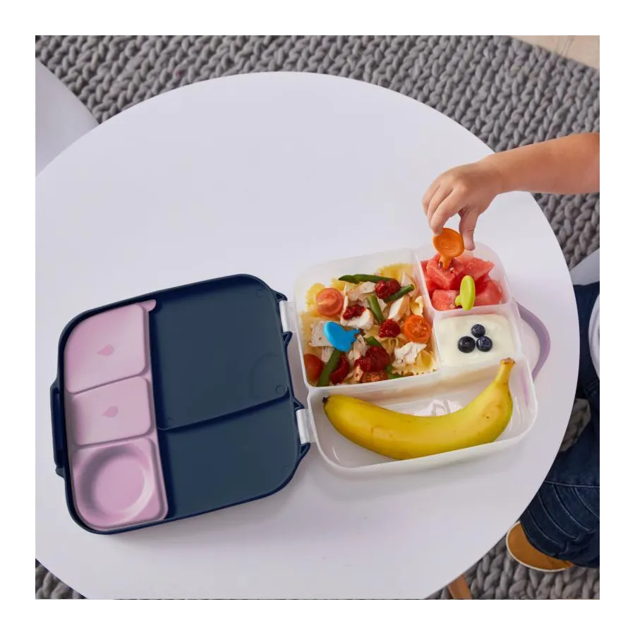 b.box Lunchbox Indigo Rose