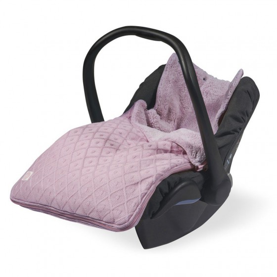 Sleeping bag for winter Jollein seat / gondola Dirty Pink