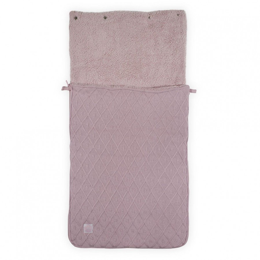 Sleeping bag for winter Jollein seat / gondola Dirty Pink