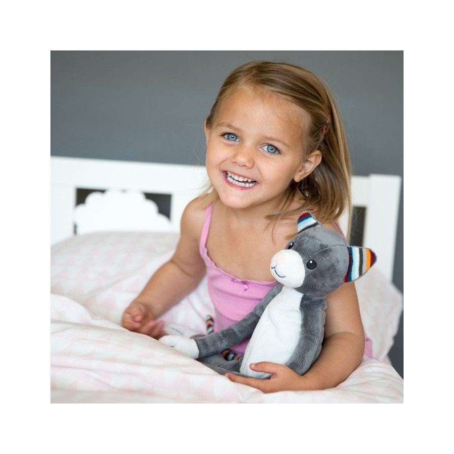 Zazu KATIE Night Light Plush Cat