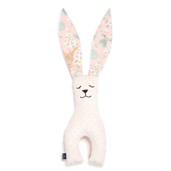 LA MILLOU Mascot Rabbit Minky - Ecru - Dundee & Friends Pink