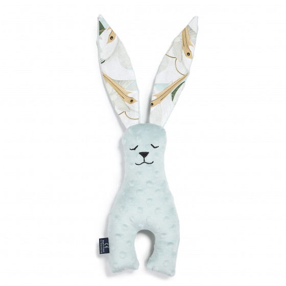 La Millou rabbit toy 23 cm - SMOKE MINT - Heron in CREAM LOTUS