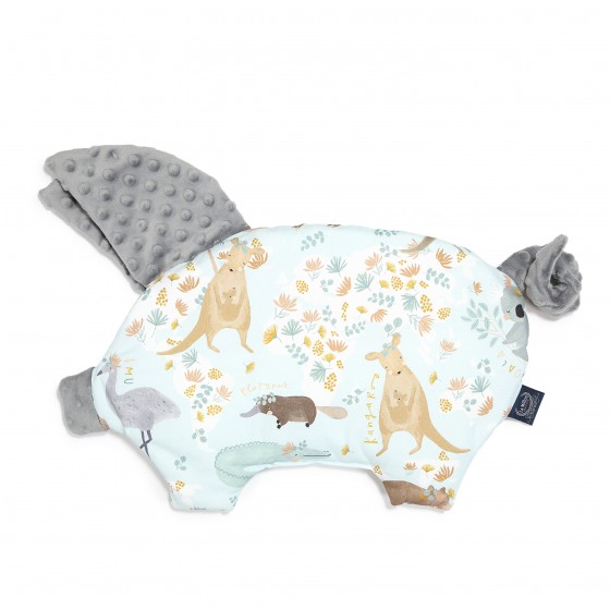 La Millou PODUSIA SLEEPY PIG - DUNDEE & FRIENDS BLUE - GREY