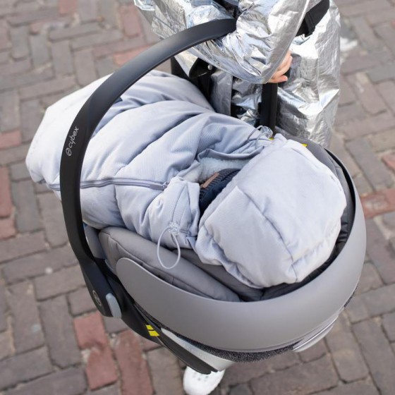LA Millou ASPEN WINTERPROOF stroller BABY BAG VELVET ROYAL NAVY