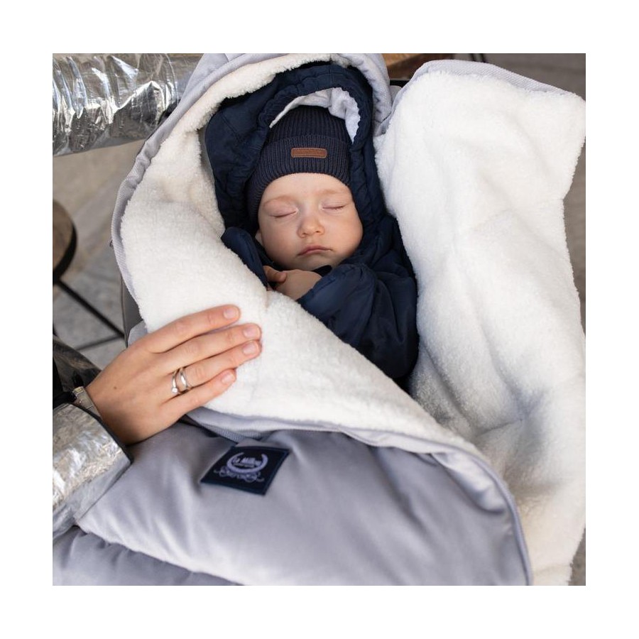 LA MILLOU ASPEN WINTERPROOF STROLLER BAG BABY ROYAL NAVY VELVET