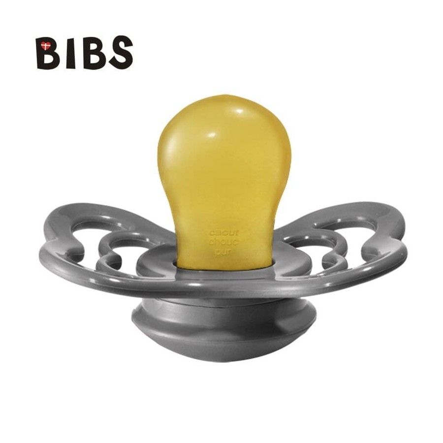 BIBS SUPREME S IRON Hevea Gumový upokojujúci cumlík