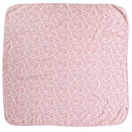 FALDA DE MUSELINA BEBE-JOU GRANDE XL 110x110cm ROSA LEOPARDO