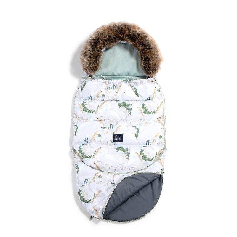 La Millou ASPEN WINTERPROOF stroller BAG COMBO - HERON IN A