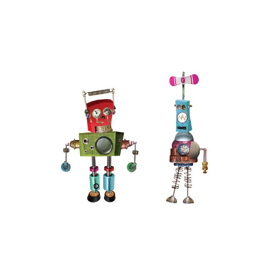 Mudpuppy Magnetyczne postacie Roboty 6+
