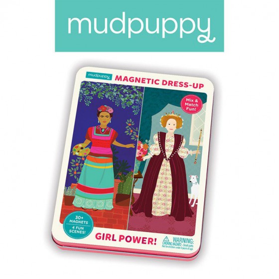 Mudpuppy magnetic Unusual Characters Women 4+