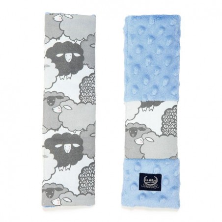 LA Millou PROTECTION FOR BELTS - GRAPHITE SHEEP FAMILY - SKY