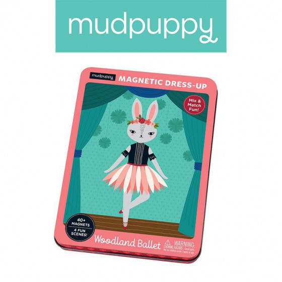 Mudpuppy magnetic characters Forest ballerinas 4+