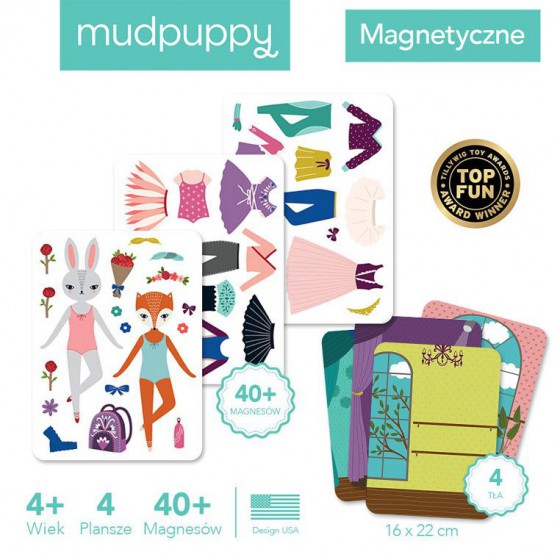 Mudpuppy magnetic characters Forest ballerinas 4+