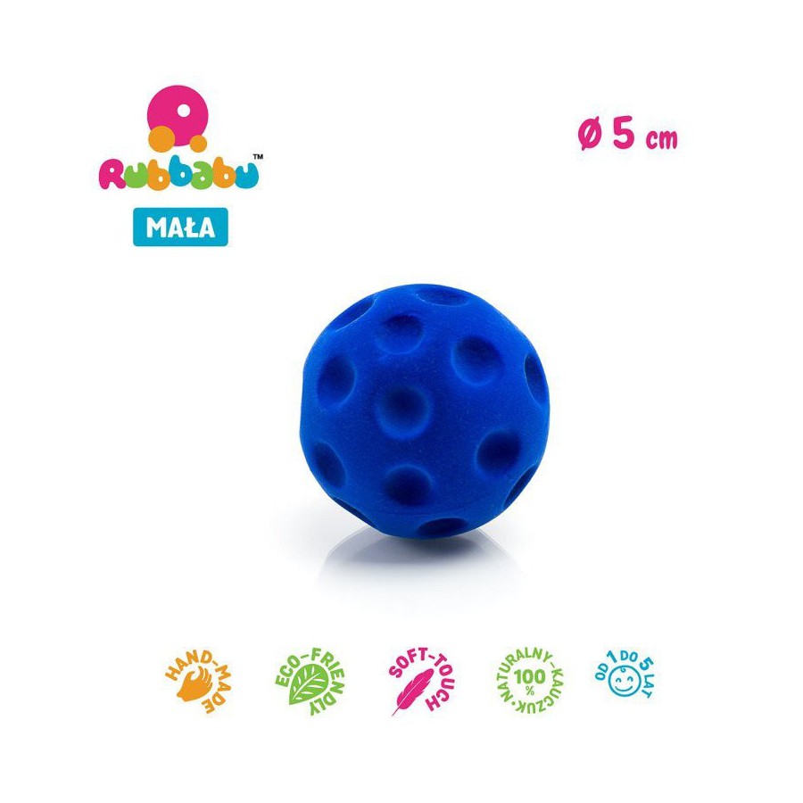 Rubbabu Golf Ball Sensory small blue
