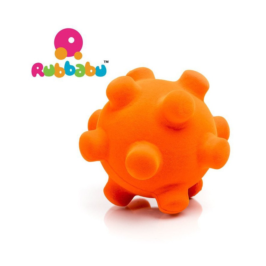 Rubbabu face Sensory orange ball