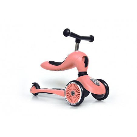 SCOOTANDRIDE Highwaykick 1 2in1 Ride On and scooters 1-5 years Icecream Peach Collection 2020