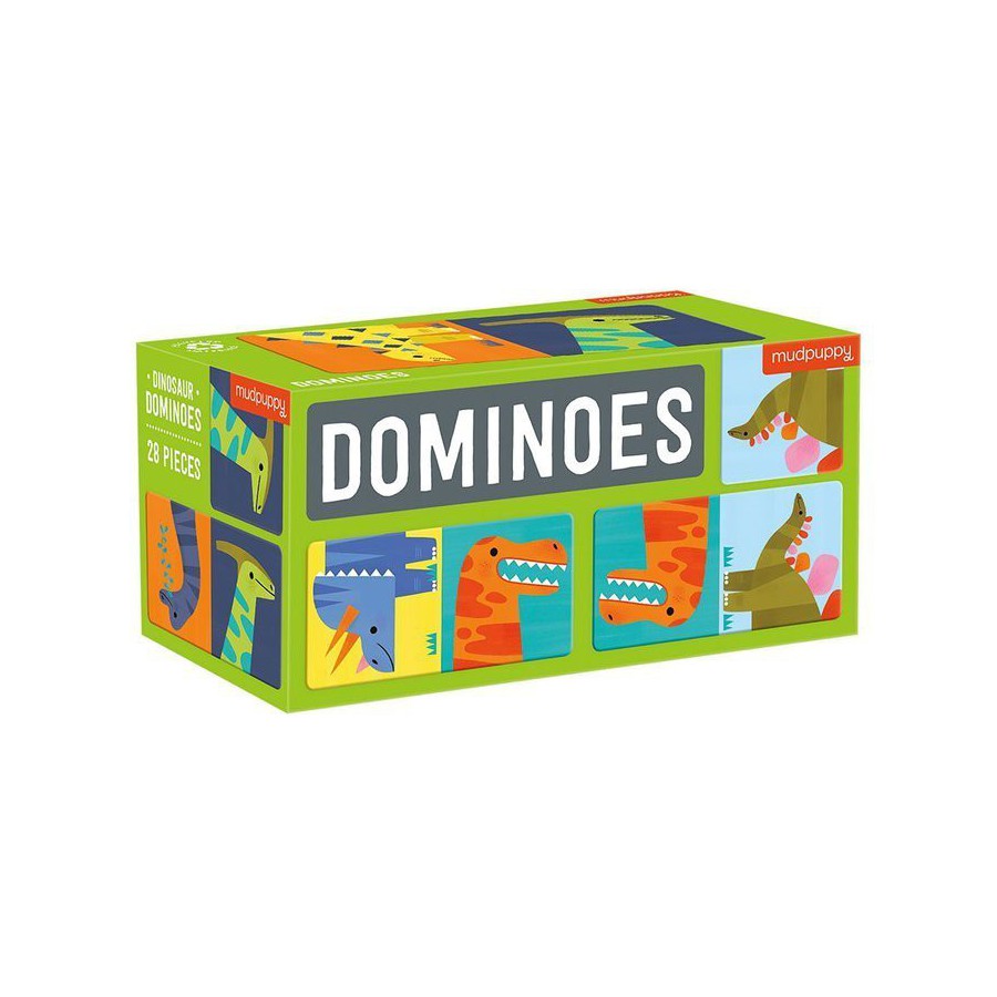 Mudpuppy Domino Game Dinosaurs 28 items 3-8 years