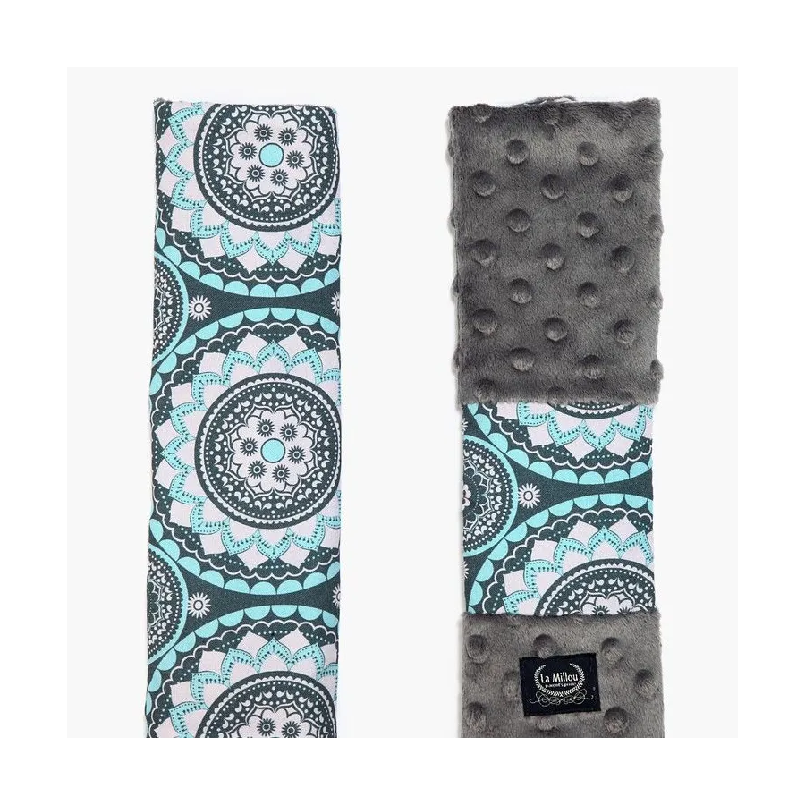 LA MILLOU SEATBELT COVER - MOSAIC - GREY LA MILLOU SEATBELT COVER - MOSAIC - GREY