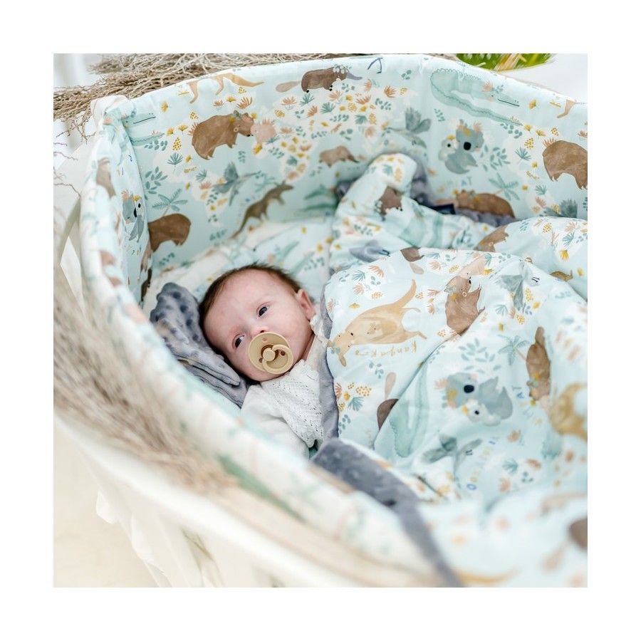 LA MILLOU WARM BLANKET MINKY - M - COLLEGE CAMP - ECRU