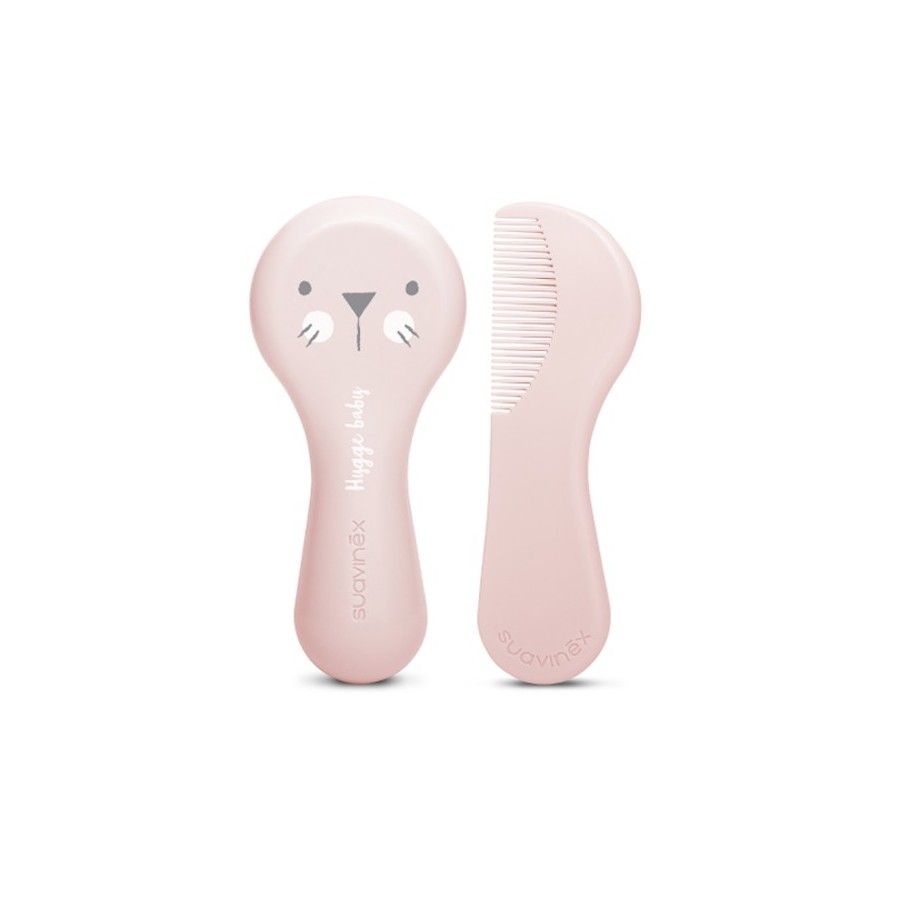SUAVINEX ENSEMBLE BROSSE ET PEIGNE HYGGE ROSE