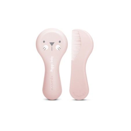 SUAVINEX CONJUNTO DE CEPILLO Y PEINE HYGGE ROSA
