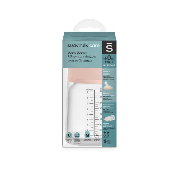 SUAVINEX FĽAŠA S ZERO ZERO MEDIUM FLOW 270ML