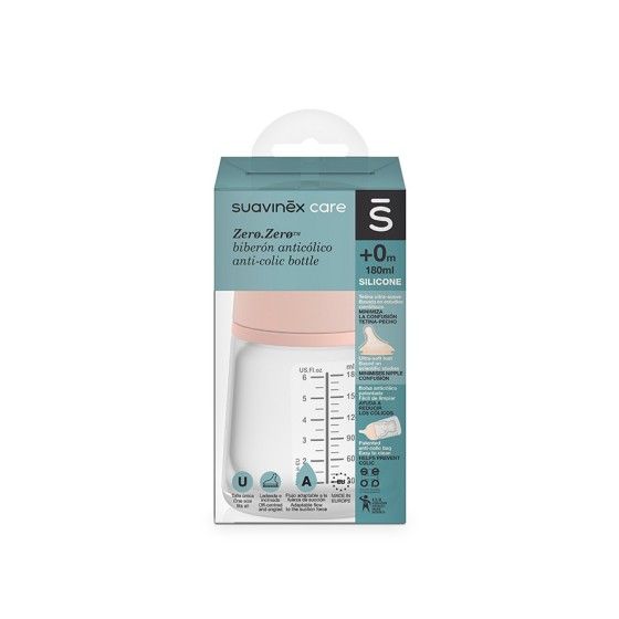 SUAVINEX Een fles met verstelbare stroom Zero nul 180ml