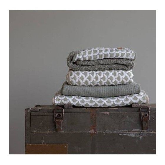 Serviette en coton olive Little Dutch Sunrise