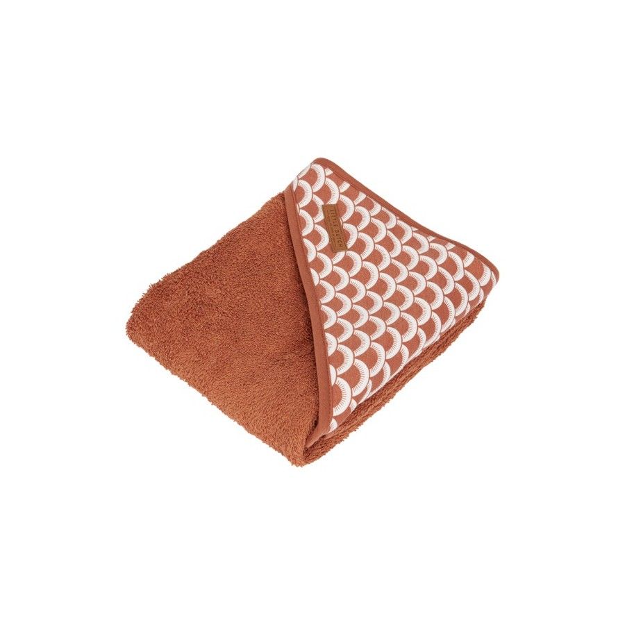 Serviette en coton rouille Little Dutch Sunrise