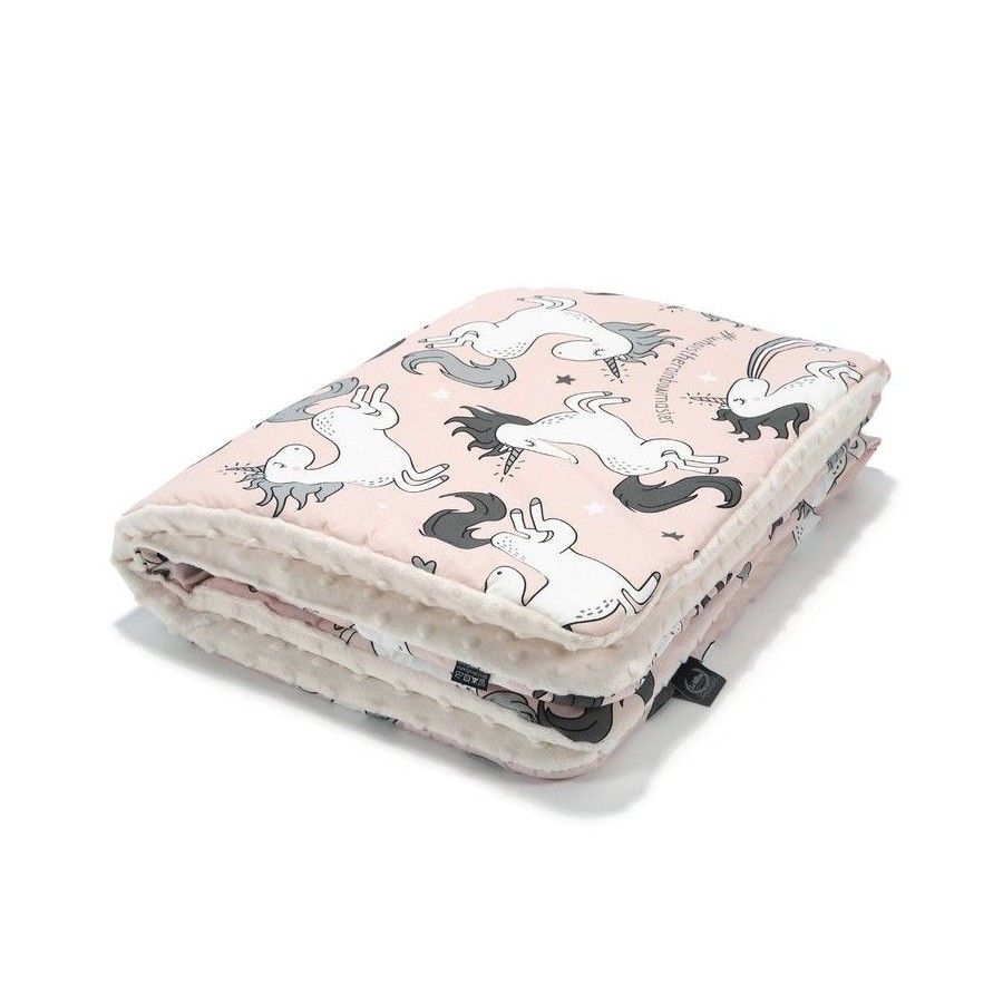La milou warm kokycy minky - unicorn sugar bebe ecru by maja