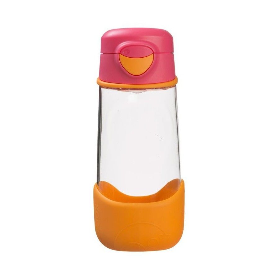 b.box Športová fľaša Tritan 450 ml, Strawberry Shake