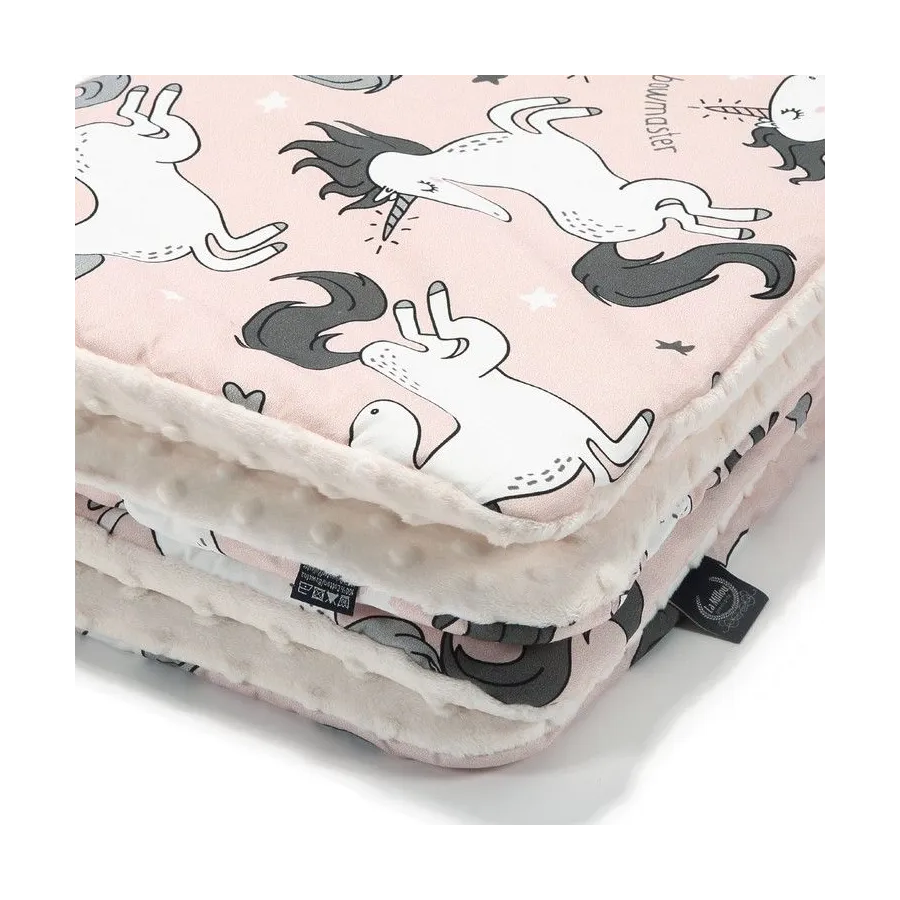 LA Millou blanket Kilkenny UNICORN SUGAR ECRU BEBE BY MAY