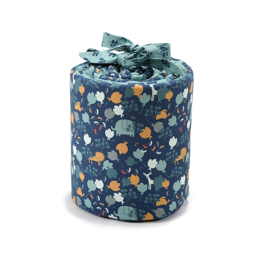 La Millou PROTECTOR FOR BEDS - FRENCH BLEU & JARDIN LES FLEURS