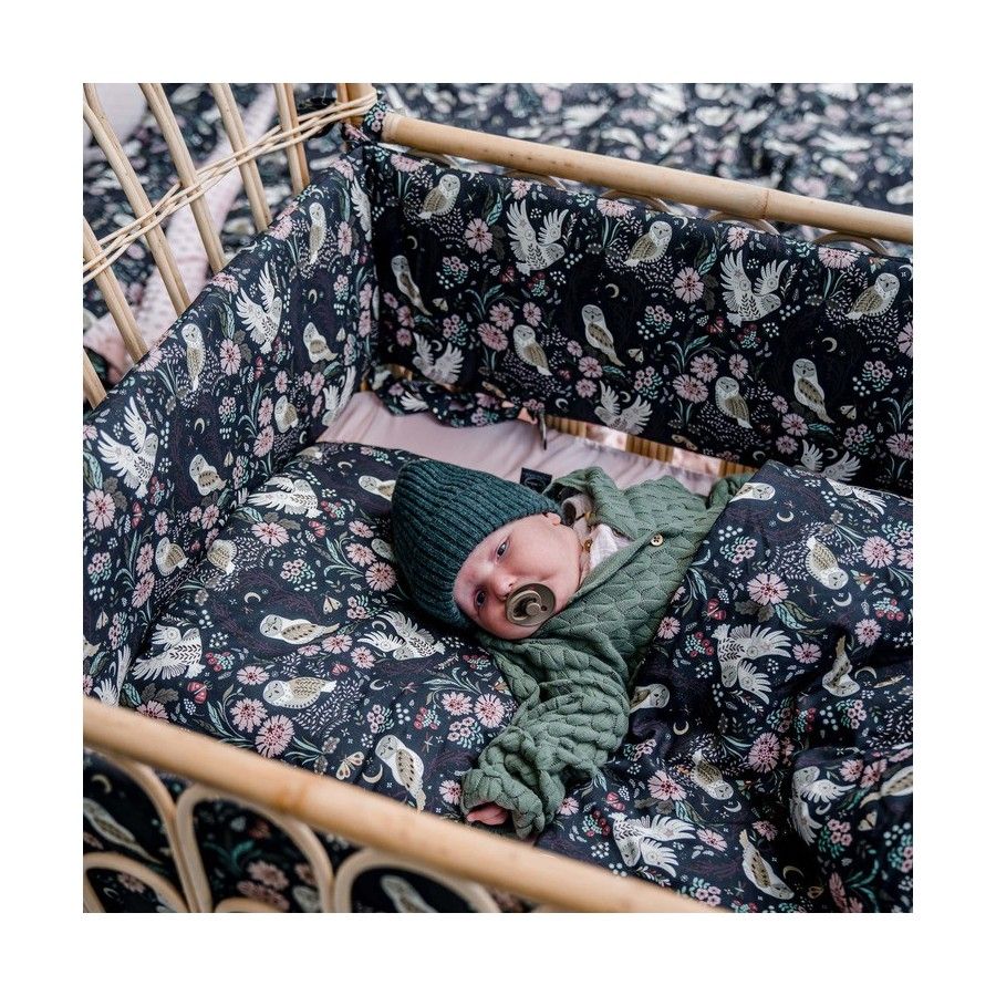 La Millou PROTECTEUR DE LIT EN COTON - FRENCH BLEU JARDIN & LES