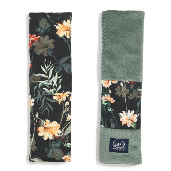 La Millou ORGANIC JERSEY COLLECTION - SEATBELT COVER - BLOOMING
